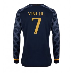 Real Madrid Vinicius Junior #7 Replika Udebanetrøje 2023-24 Langærmet